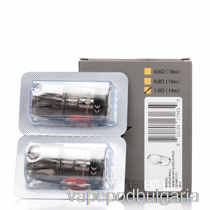 Vape Технически характеристики Dotmod Dotpod Nano резервни капсули 1.0ohm капсули
